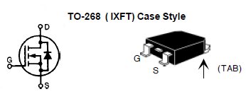 IXFT12N100, N-канальный силовой MOSFET транзистор со встроенным быстрым диодом (HiPerFET)
